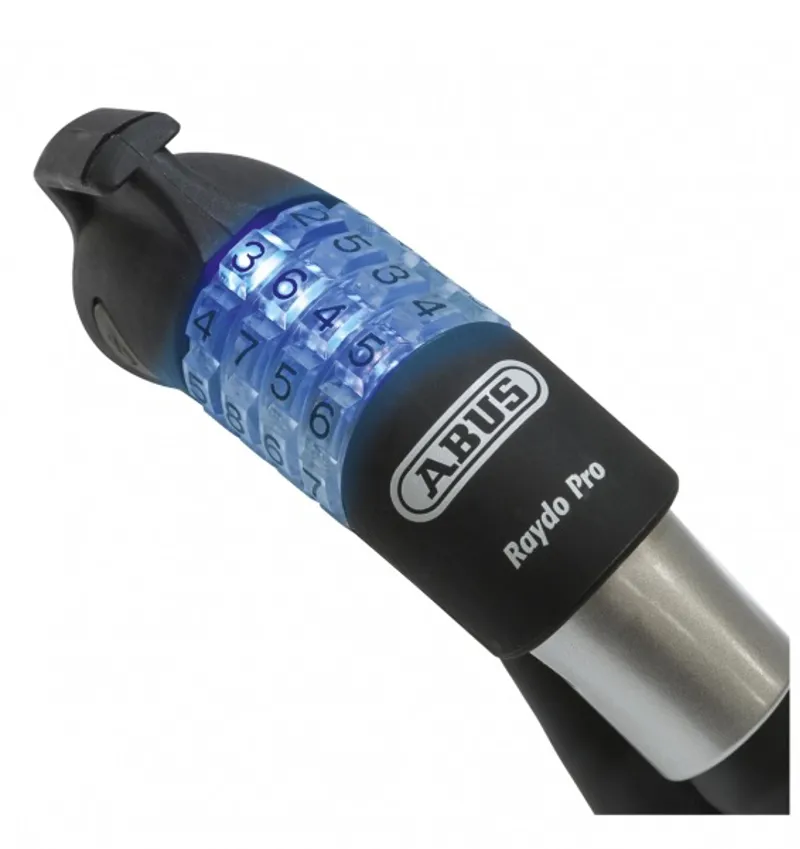 Abus Steel-O-Flex Raydo Pro 1460 85cm Cable Combination Lock Black-2